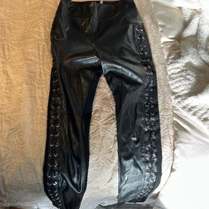 Leather pants by Bebe